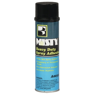 Misty Heavy-Duty Adhesive Spray, 12 oz, Aerosol Can