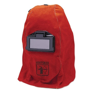 WH20 860P Leather Welding Helmet, SH10, Red, 860P, 2 in W, 4-1/4 in L