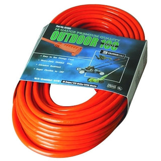 Vinyl Extension Cord, 100 ft, 1 Outlet