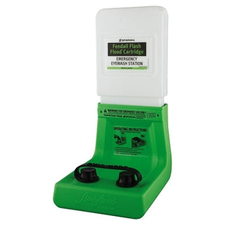 Flash Flood® Emergency Eyewash Station, 1 gal, Gravity Feed, Wall Mounting