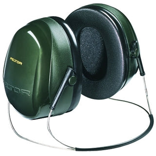 PELTOR™ Optime™ 101 Earmuff, 26 dB NRR, Dark Green, Behind-the-Head