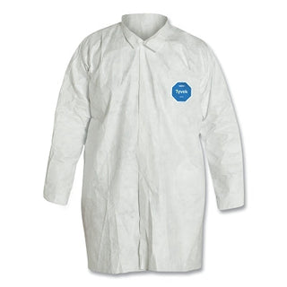 Tyvek® Lab Coats No Pockets, 3X-Large, White