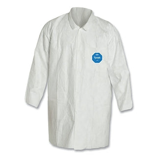 Tyvek® 400 Two Pocket Lab Coat, Medium, White