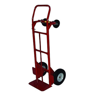 2-Position Convertible Hand Truck, 600 lb Load Capacity, 8 in x 14 in Toe Plate, Flow Back Handle, Puncture Proof Wheels