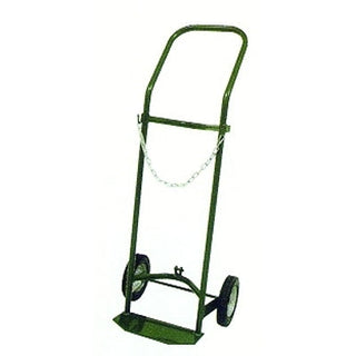 Medical Series Cart, Holds 1 Cylinder, 9-1/2 in dia, 8 in Semi-Pneumatic Wheels