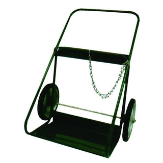 400 Series Cart, Holds 9-1/2 in to 12-1/2 in Cylinders, 14 in Semi-Pneumatic Wheels