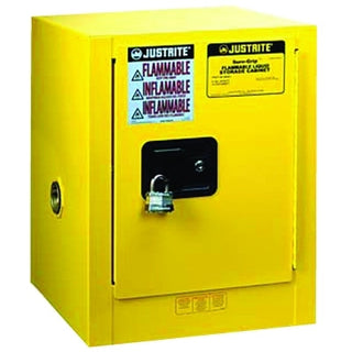 Yellow Countertop & Compact Cabinet, Manual-Closing, 4 Gallon