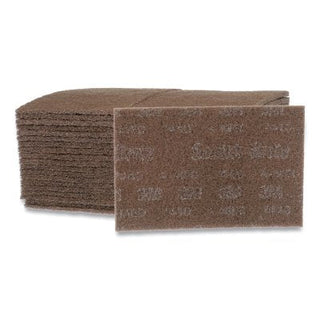 Hand Pad, 7440B, Medium, Aluminum Oxide, Tan, 40 EA/CA