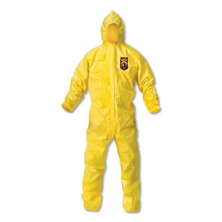 KleenGuard™ A70 Chemical Splash Protection Coverall, Yellow, 2X-Large, Hood