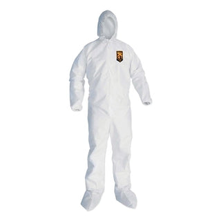 KleenGuard™ A20 Breathable Particle Protection Coverall, White, Large, ZF, EBWAHB