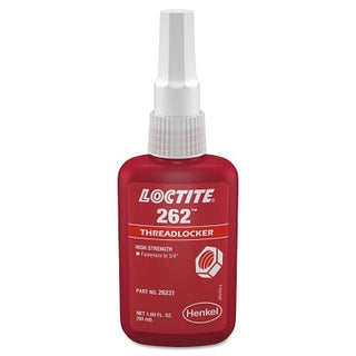 262™ Threadlocker, Medium to High Strength, 50 ml, Red