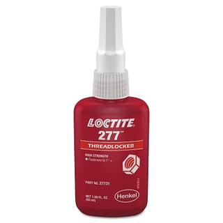 277™ High-Strength Threadlocker, 50 mL, 7/8 in dia or Smaller, Red