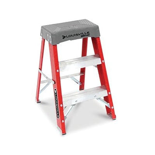 FS1500 Series Fiberglass Step Stool, 2 ft x 17 in W, 300 lb Capacity