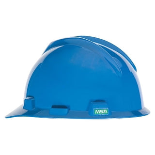 V-Gard® 500 Protective Caps and Hats, 4 Point Fas-Trac, Vented Cap, Blue