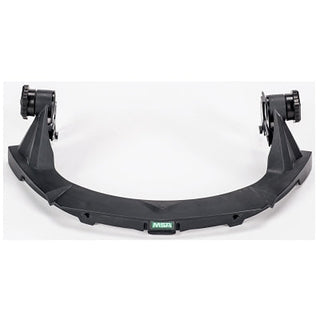 V-Gard Faceshield Frame, w/o Debris Control, Black, For MSA Slotted Caps