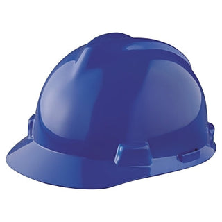 V-Gard® Slotted Hard Hat Cap, Staz-On® Suspension, Blue