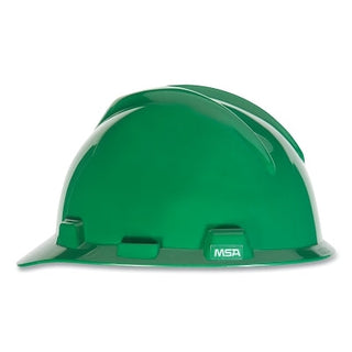 V-Gard® Slotted Hard Hat Cap, Fas-Trac® III Suspension, Green