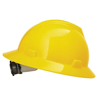 V-Gard® Protective Hats, Fas-Trac Ratchet, Hat, Yellow