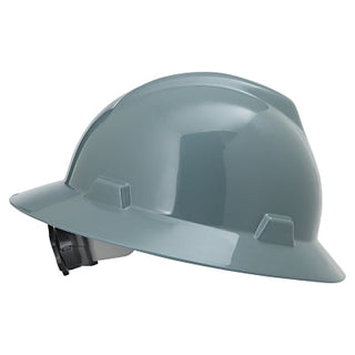 V-Gard® Protective Hats, Fas-Trac Ratchet, Hat, Gray