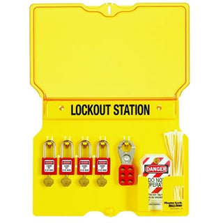 Safety Series™ Lockout Stations with Key Registration Card, 12-1/4 in H x 16 in W