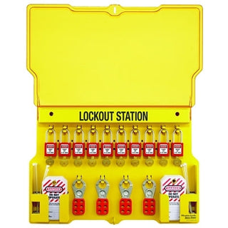 Safety Series™ Lockout Stations with Key Registration Card, 15-1/2 in H x 22 in W