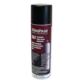 357 Premium Web Spray Adhesive, 19.6 fl oz, Aerosol Can, Water White