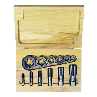 12-pc Hexagon Re-threading Die Sets (HCS) & (HSS)