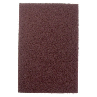 Non-Woven Hand Pad, General Purpose, 6 in x 9 in, Medium/Coarse, Brown