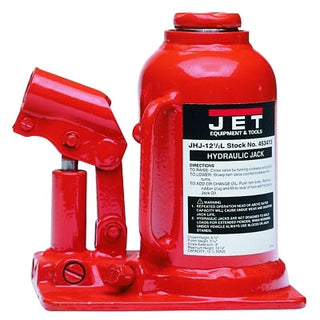 JHJ Series Heavy-Duty Industrl Bottle Jack, 4-1/8 W x 6-1/2 L x 9-1/2 to 18-1/2 H, 12.5 ton