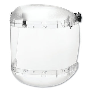 380 Series Maxlight Ratchet Faceshield Assembly, Clear, 6-1/2 in H x 19-1/2 L