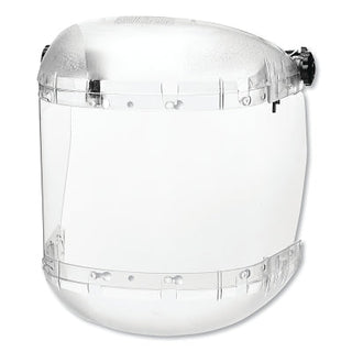 385 Series Maxlight Slotted Hard Hat Win Assembly, AF/Clear, 6-1/2 in W x 19-1/2 in L